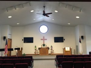commercial construction of First Methodist Church in Stoddard, WI by Americon Construction Co in Tomah, WI