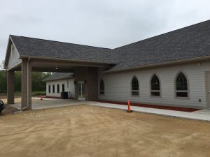 commercial construction of First Methodist Church in Stoddard, WI by Americon Construction Co in Tomah, WI